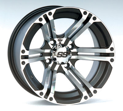 Новые алюминиевые диски для квадроцикла ITP SS Alloy 212 серебристые