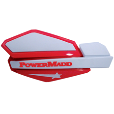 Изображение Ветровые щитки для квадроцикла "PowerMadd" Серия Star, красный/белый