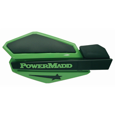 Изображение Ветровые щитки для квадроцикла "PowerMadd" Серия Star, зеленый/черный
