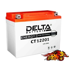 Изображение Аккумулятор для квадроцикла "Delta" CT 12201