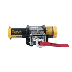 Изображение Лебедка для квадроцикла T-MAX ATW PRO 2500, стальной трос