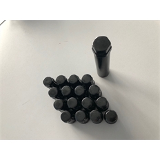 Изображение Комплект гаек ALUG20 черного цвета (16 шт.) + ключ